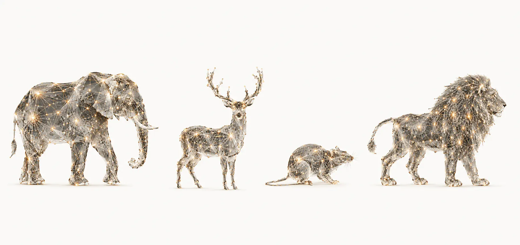 Neuroarchetypy: slon, jelen, myš, lev